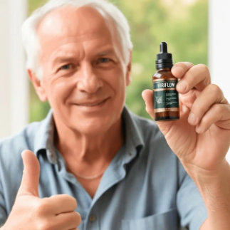 male customer with a relaxed expression describing his personal experience and results